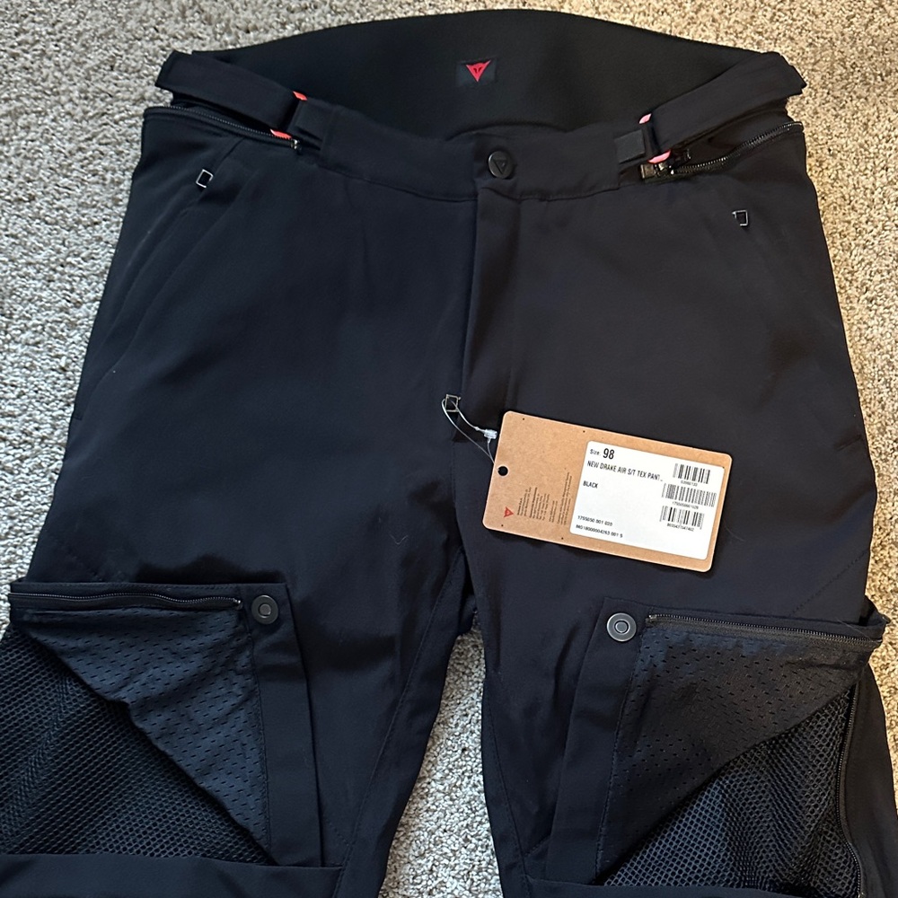 Men's Black Motorcycle Riding Pants - Picture 4 of 8